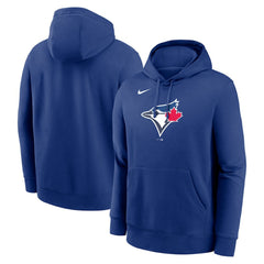 Toronto Blue Jays Nike Logo Club Fleece Hoodie - Royal - Nike Online