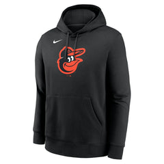 Baltimore Orioles Nike Logo Club Fleece Hoodie - Black - Nike Sale