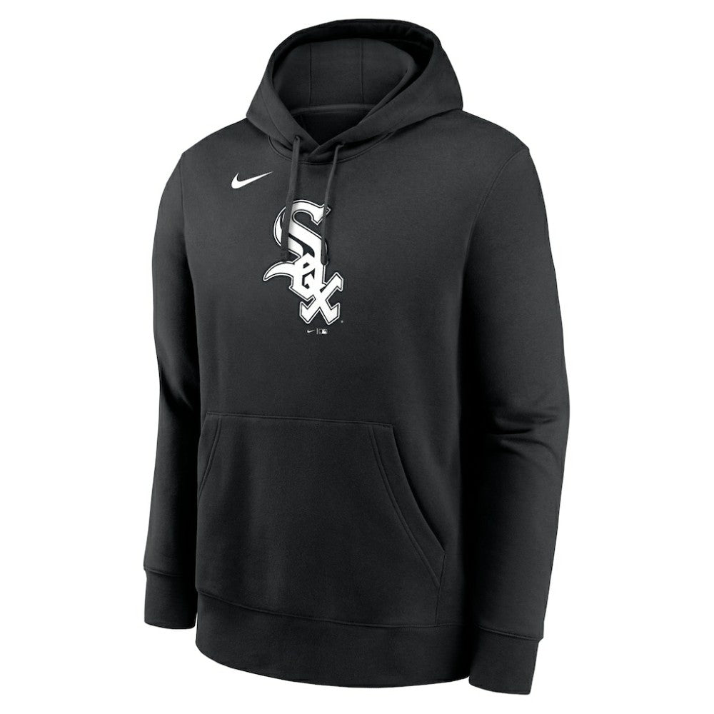 Chicago White Sox Nike Logo Club Fleece Hoodie - Black - Nike Sale
