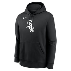 Chicago White Sox Nike Logo Club Fleece Hoodie - Black - Nike Sale