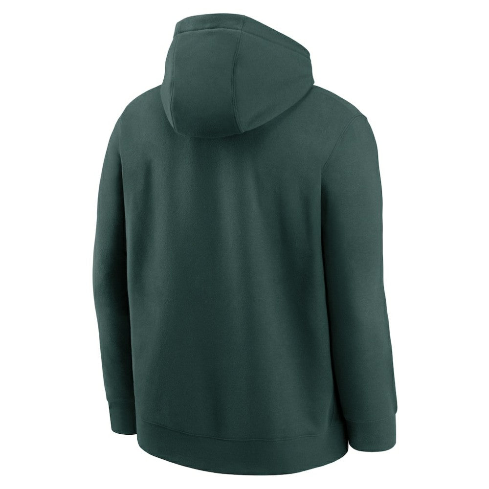Athletics Nike Logo Club Fleece Hoodie - Green - Nike on Sale