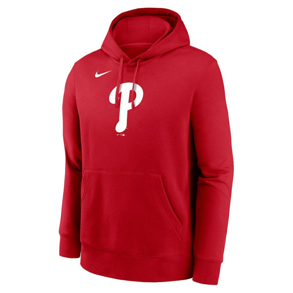 Philadelphia Phillies Nike Logo Club Fleece Hoodie - Red - Nike Online