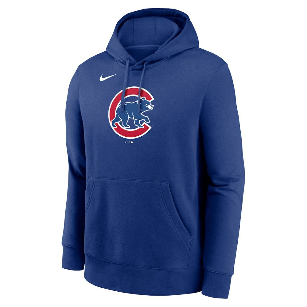 Chicago Cubs Nike Logo Club Fleece Hoodie - Royal - Nike Discount