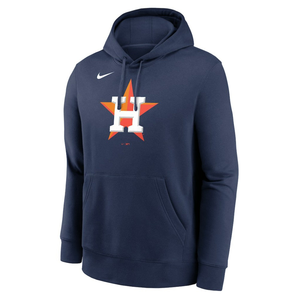 Houston Astros Nike Logo Club Fleece Hoodie - Navy - Nike on Sale