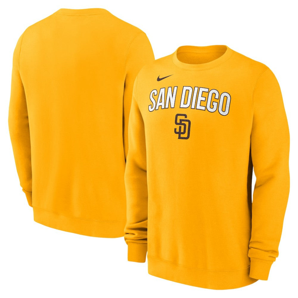 San Diego Padres Nike Sweatshirt - Gold - Nike Discount