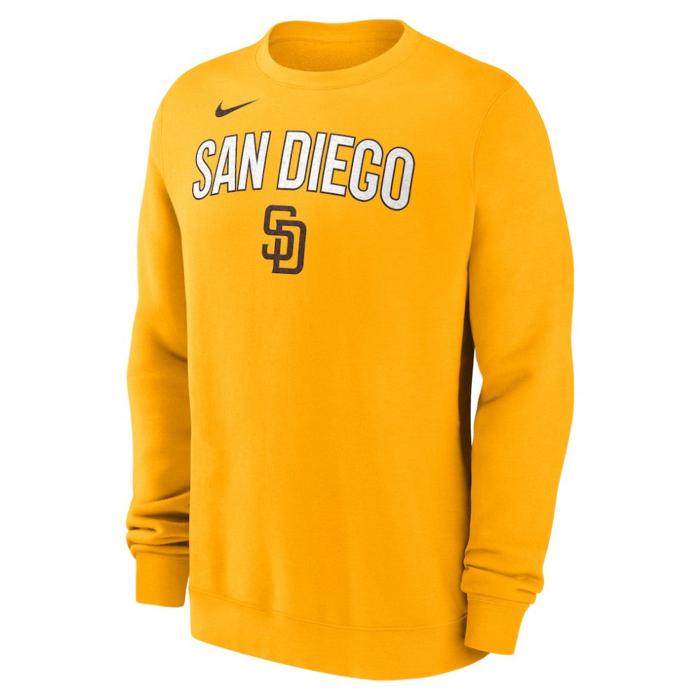 San Diego Padres Nike Sweatshirt - Gold - Nike Discount