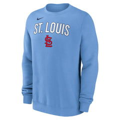 St. Louis Cardinals Nike Sweatshirt - Light Blue - Nike Discount
