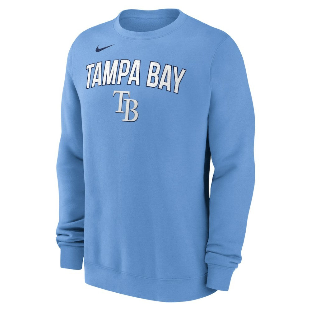 Tampa Bay Rays Nike Sweatshirt - Light Blue - Nike on Sale