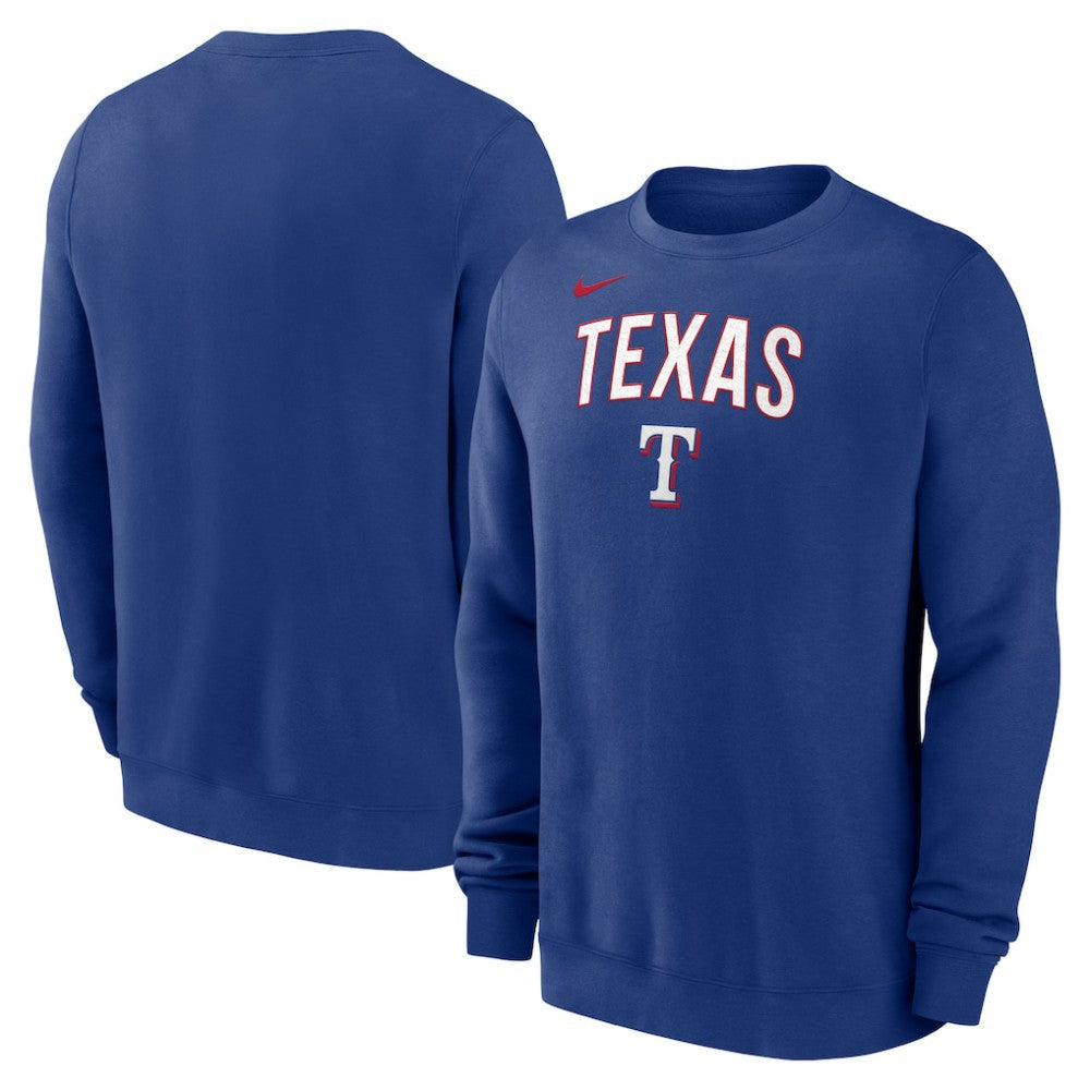 Texas Rangers Nike Sweatshirt - Royal - Nike Lifestyle