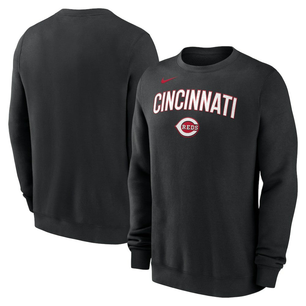 Cincinnati Reds Nike Sweatshirt - Black - Nike Discount