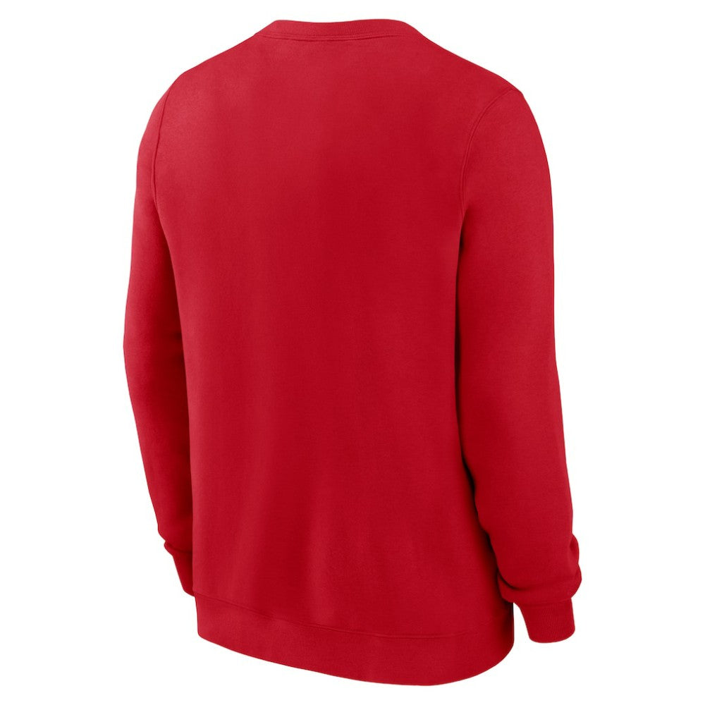 Atlanta Braves Nike Sweatshirt - Red - Nike Discount