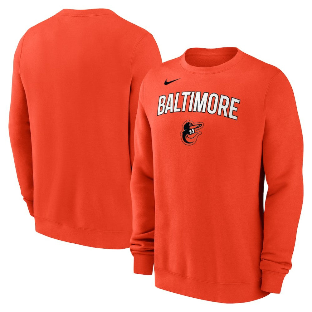 Baltimore Orioles Nike Sweatshirt - Orange - Nike Discount