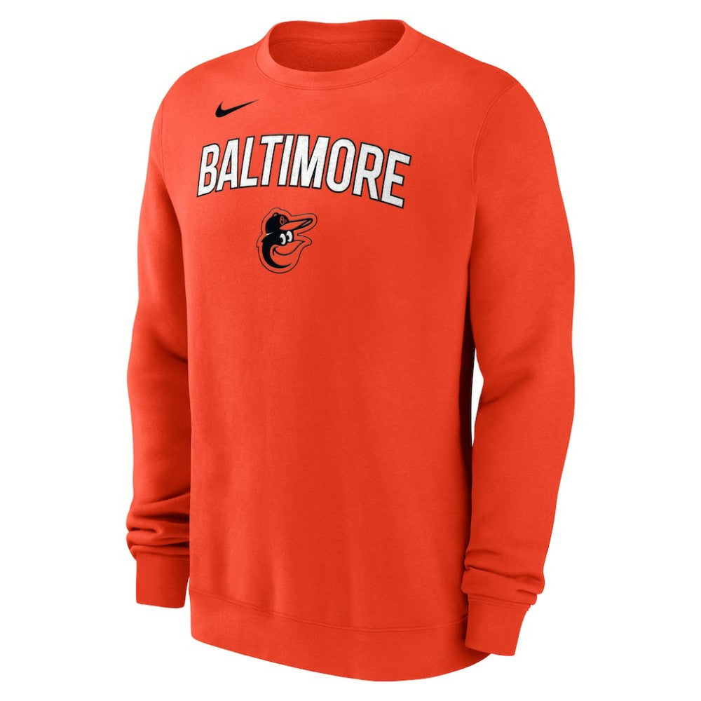 Baltimore Orioles Nike Sweatshirt - Orange - Nike Discount