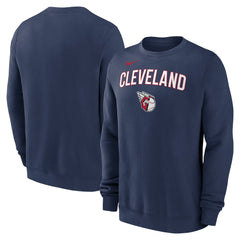 Cleveland Guardians Nike Sweatshirt - Navy - Nike Online