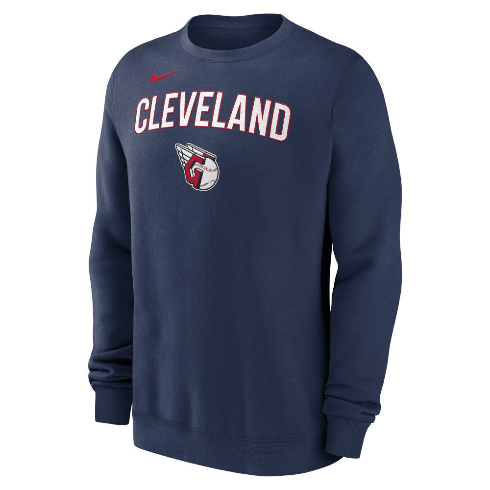 Cleveland Guardians Nike Sweatshirt - Navy - Nike Online