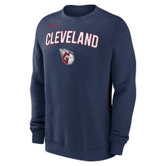 Cleveland Guardians Nike Sweatshirt - Navy - Nike Online