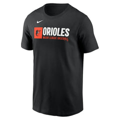Baltimore Orioles Nike Team Block T-Shirt - Black - Nike Lifestyle