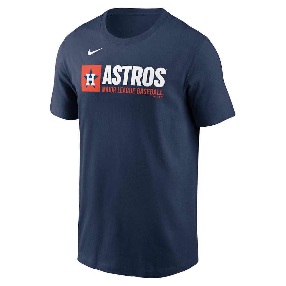 Houston Astros Nike Team Block T-Shirt - Navy - Nike Lifestyle