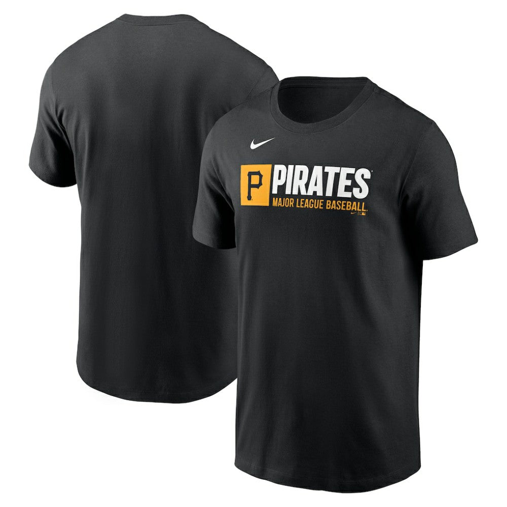 Pittsburgh Pirates Nike Team Block T-Shirt - Black - Nike Online