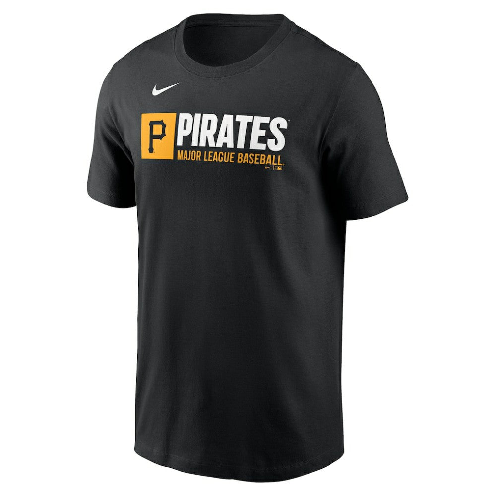 Pittsburgh Pirates Nike Team Block T-Shirt - Black - Nike Online