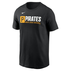 Pittsburgh Pirates Nike Team Block T-Shirt - Black - Nike Online