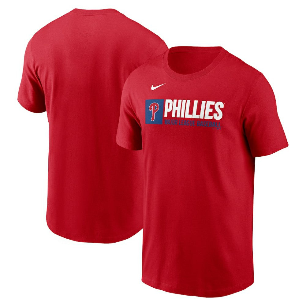 Philadelphia Phillies Nike Team Block T-Shirt - Red - Nike Online