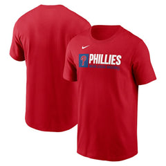 Philadelphia Phillies Nike Team Block T-Shirt - Red - Nike Online