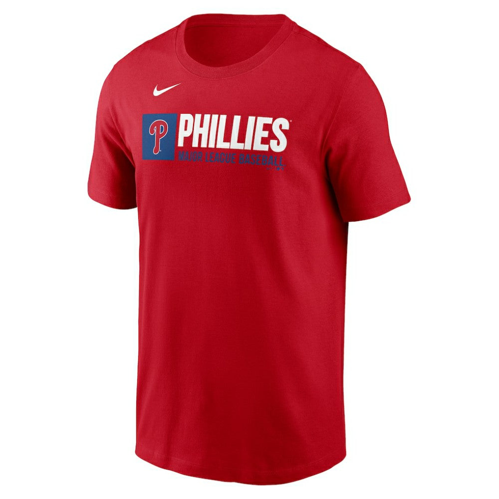 Philadelphia Phillies Nike Team Block T-Shirt - Red - Nike Online