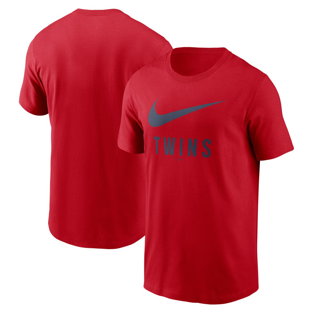 Minnesota Twins Nike Swoosh T-Shirt - Red - Nike Discount