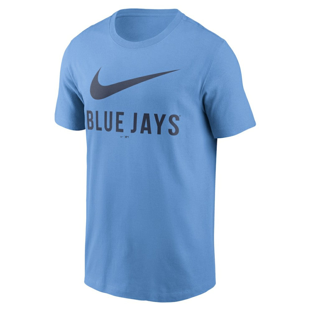 Toronto Blue Jays Nike Swoosh T-Shirt - Powder Blue - Nike Lifestyle