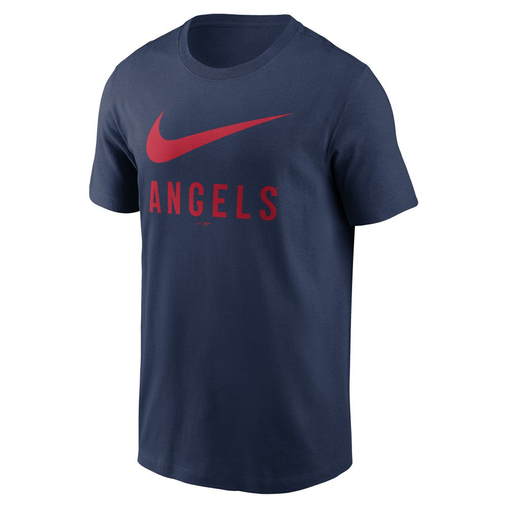 Los Angeles Angels Nike Swoosh T-Shirt - Navy - Nike Sale