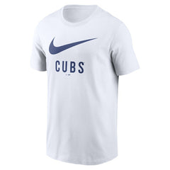 Chicago Cubs Nike Swoosh T-Shirt - White - Nike on Sale