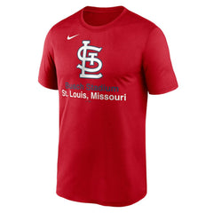 St. Louis Cardinals Nike Stadium Legend Performance T-Shirt - Red - Nike Lifestyle