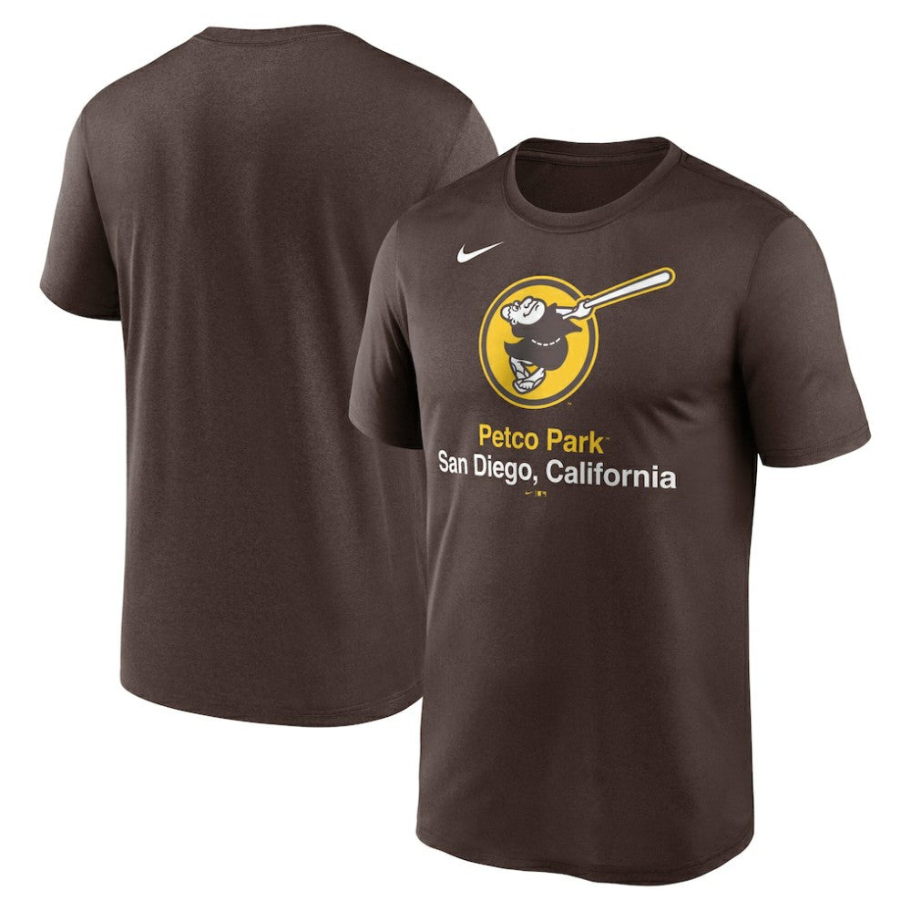 San Diego Padres Nike Stadium Legend Performance T-Shirt - Brown - Nike Lifestyle