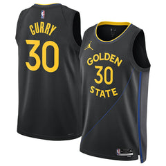 Stephen Curry Golden State Warriors Jordan Brand Unisex 2024/25 Swingman Jersey Statement Editi- Black