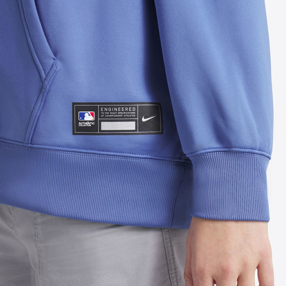 Washington Nationals Nike Women's 2025 City Connect Authentic Collection Therma-FIT Hoodie - Blue - Nike on Sale