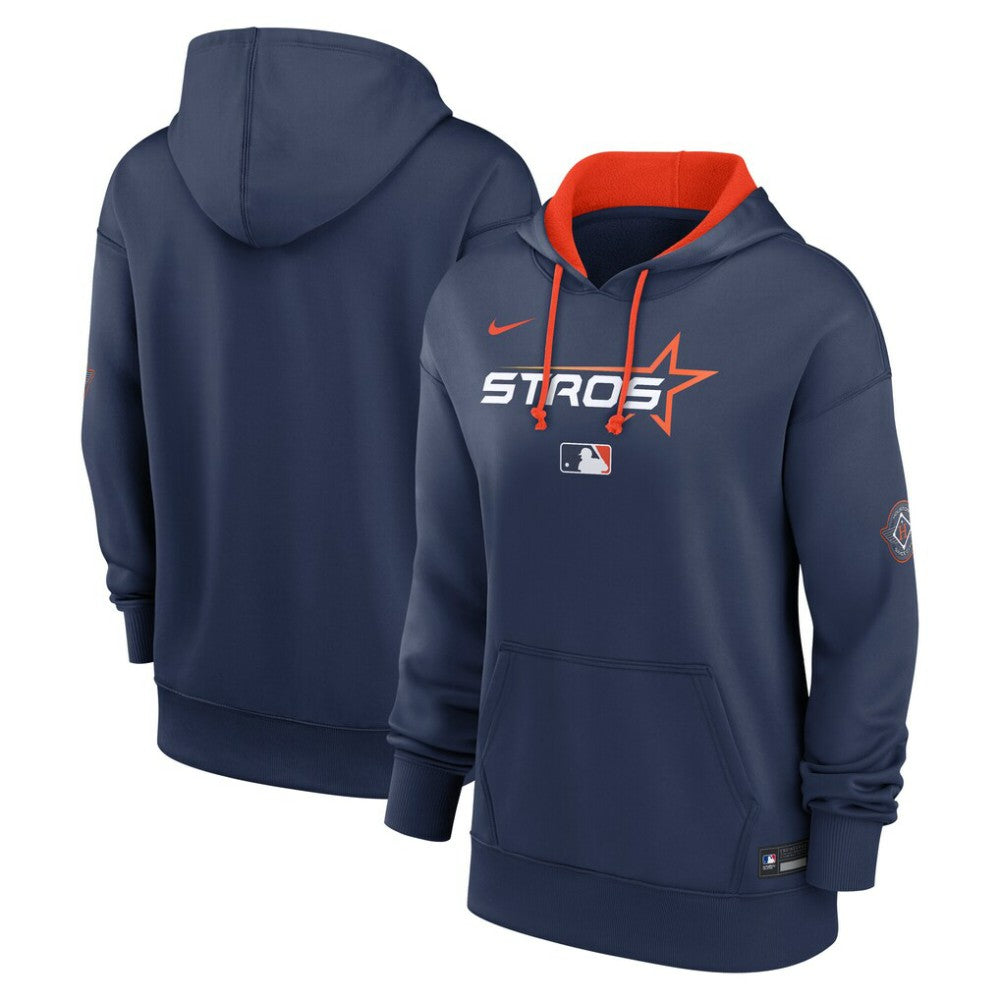 Houston Astros Nike Women's 2025 City Connect Authentic Collection Therma-FIT Hoodie - Navy - Nike Online