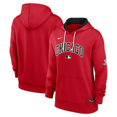Chicago White Sox Nike Women's 2025 City Connect Authentic Collection Therma-FIT Hoodie - Red - Nike Lifestyle