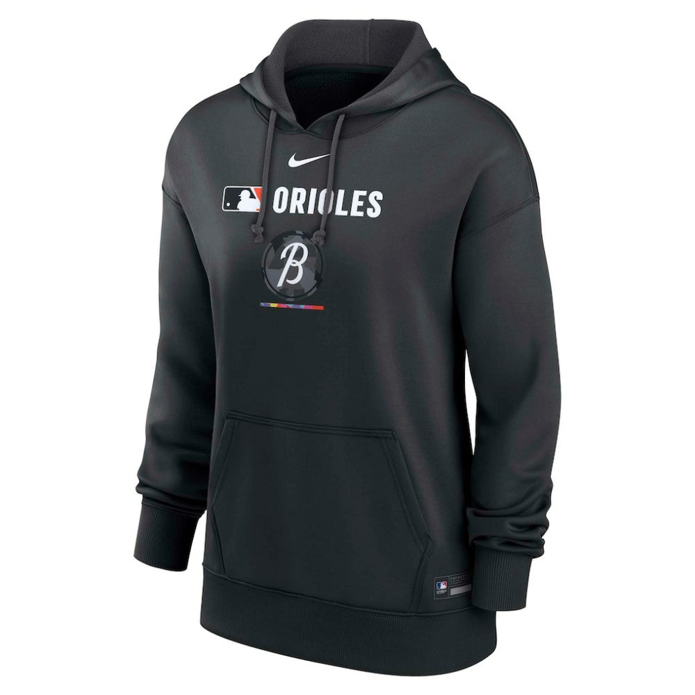 Baltimore Orioles Nike Women's City Connect Authentic Collection Therma-FIT Hoodie - Black - Nike Discount