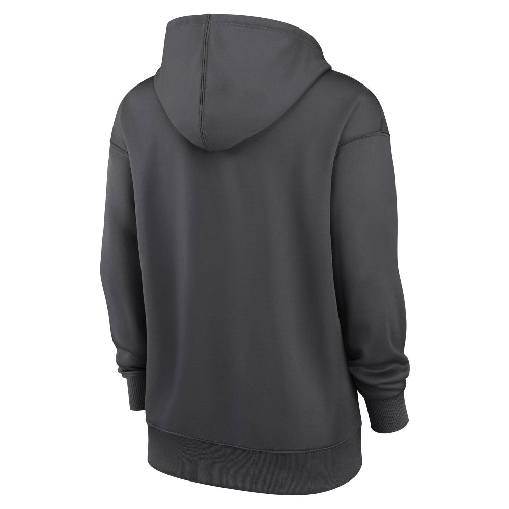 New York Mets Nike Women's City Connect Authentic Collection Therma-FIT Hoodie - Anthracite - Nike on Sale