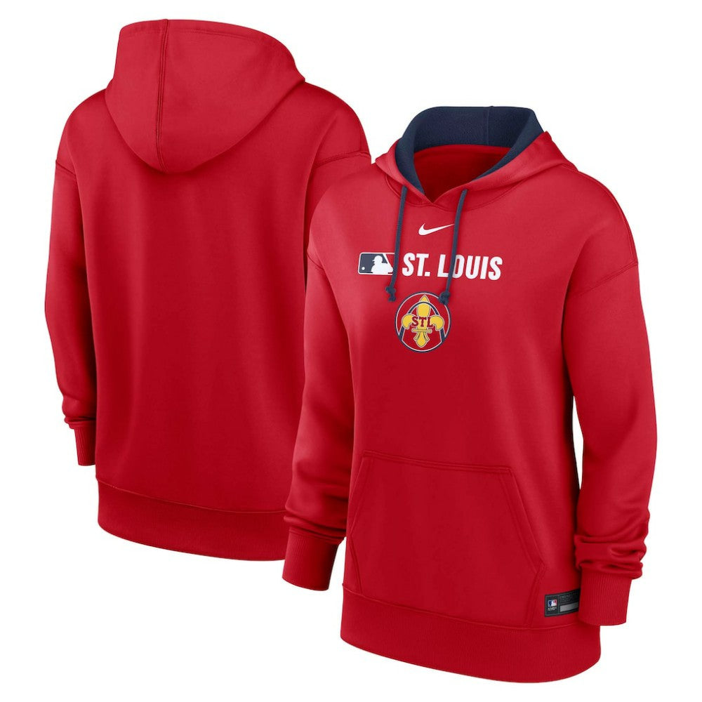 St. Louis Cardinals Nike Women's City Connect Authentic Collection Therma-FIT Hoodie - Red - Nike Sale