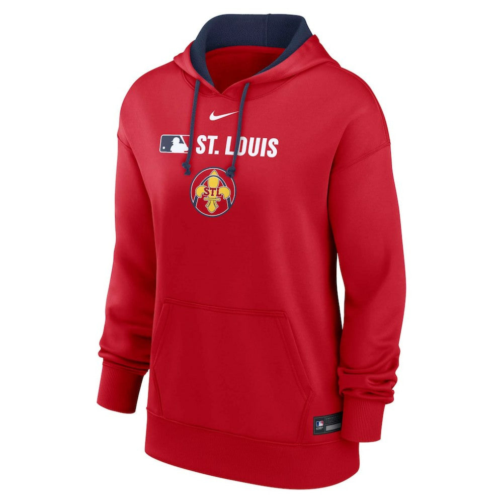 St. Louis Cardinals Nike Women's City Connect Authentic Collection Therma-FIT Hoodie - Red - Nike Sale