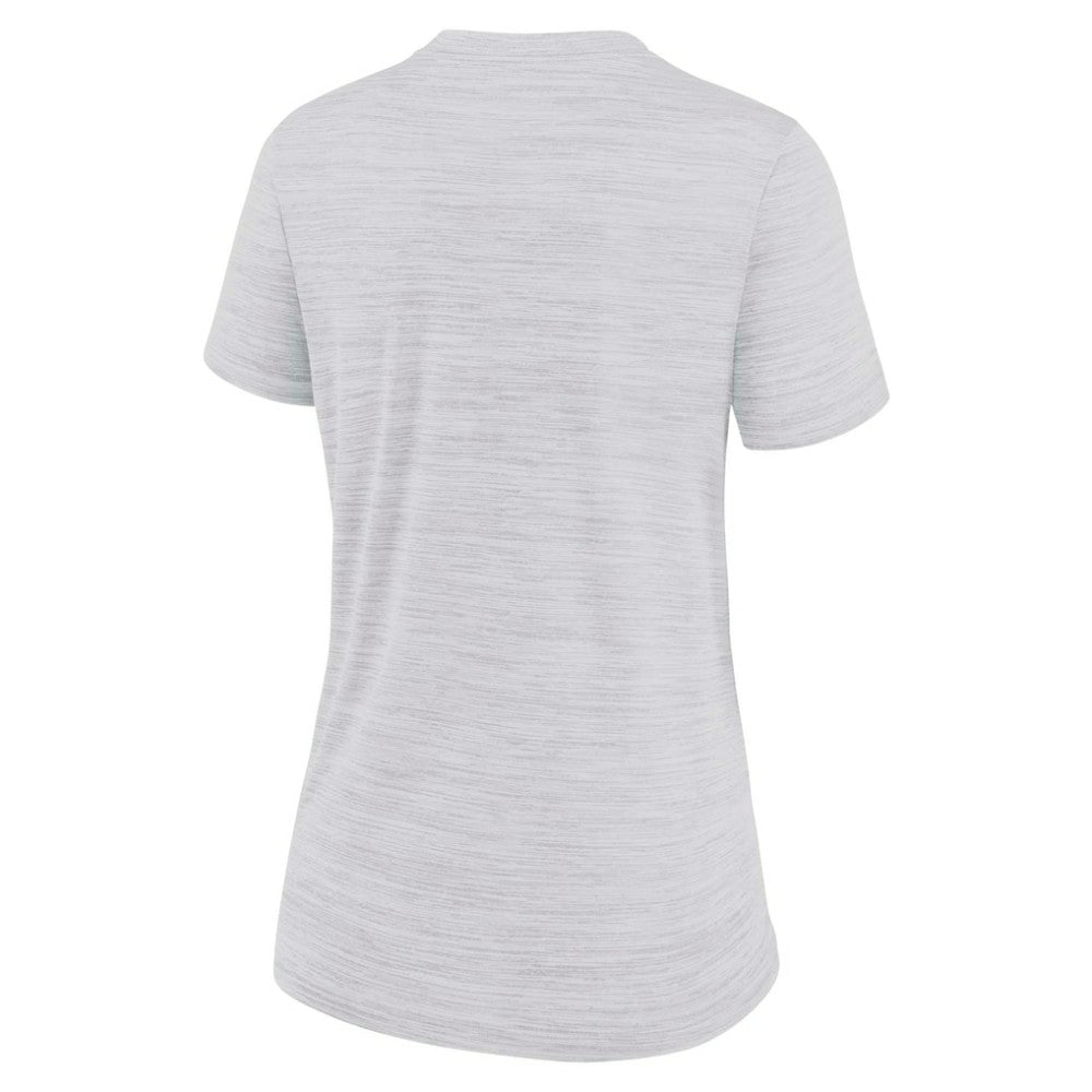 Atlanta Braves Nike Women's Authentic Collection City Connect Velocity Dri-FIT T-Shirt - Ash - Nike Lifestyle