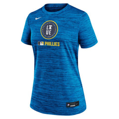 Philadelphia Phillies Nike Women's Authentic Collection City Connect Velocity Dri-FIT T-Shirt - Royal - Nike Discount