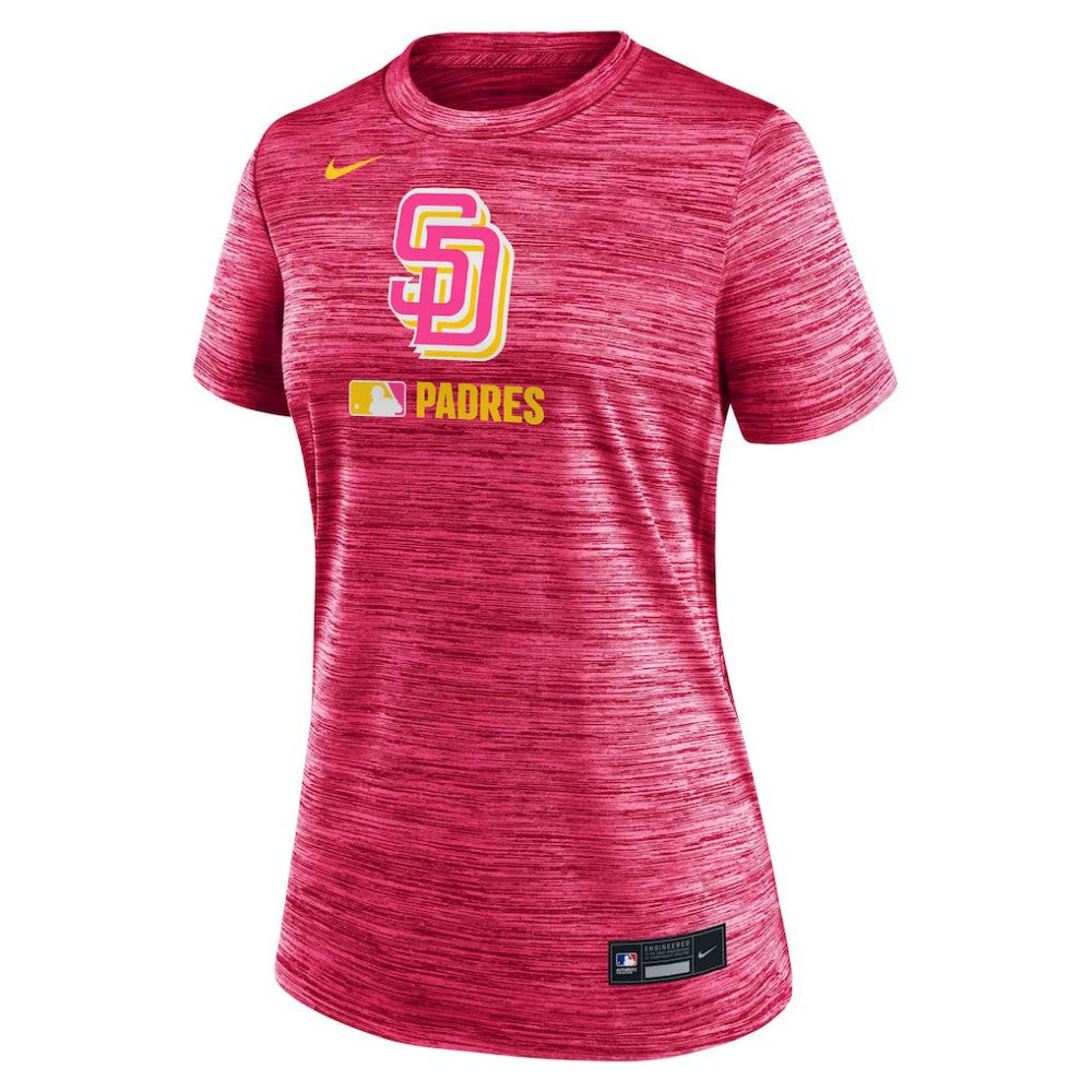 San Diego Padres Nike Women's Authentic Collection City Connect Velocity Dri-FIT T-Shirt - Pink - Nike Lifestyle