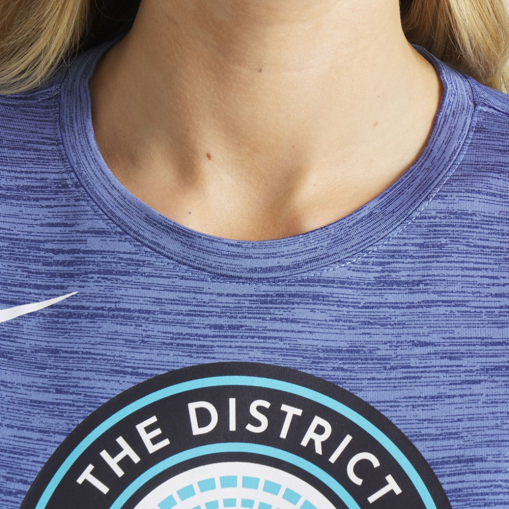 Washington Nationals Nike Women's 2025 City Connect Authentic Collection Velocity Dri-FIT T-Shirt - Gray - Nike Discount