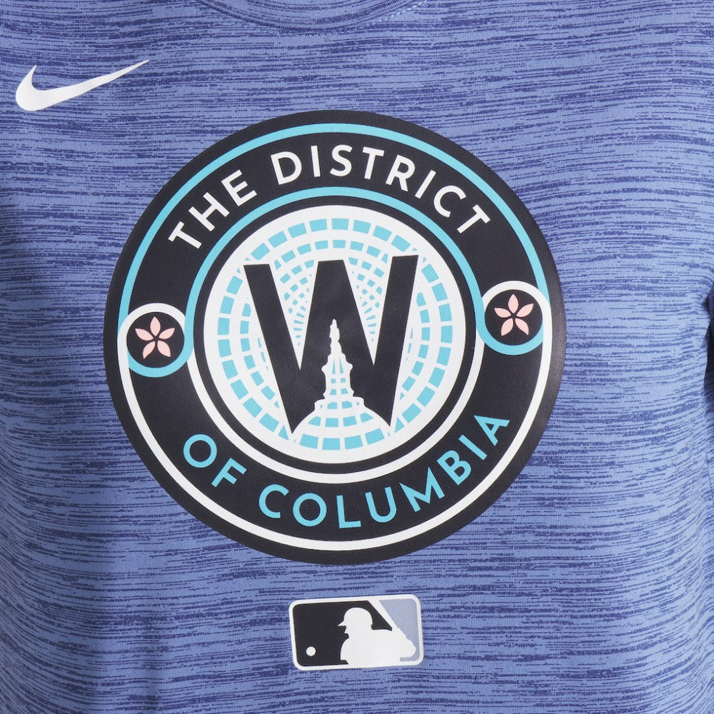 Washington Nationals Nike Women's 2025 City Connect Authentic Collection Velocity Dri-FIT T-Shirt - Gray - Nike Discount