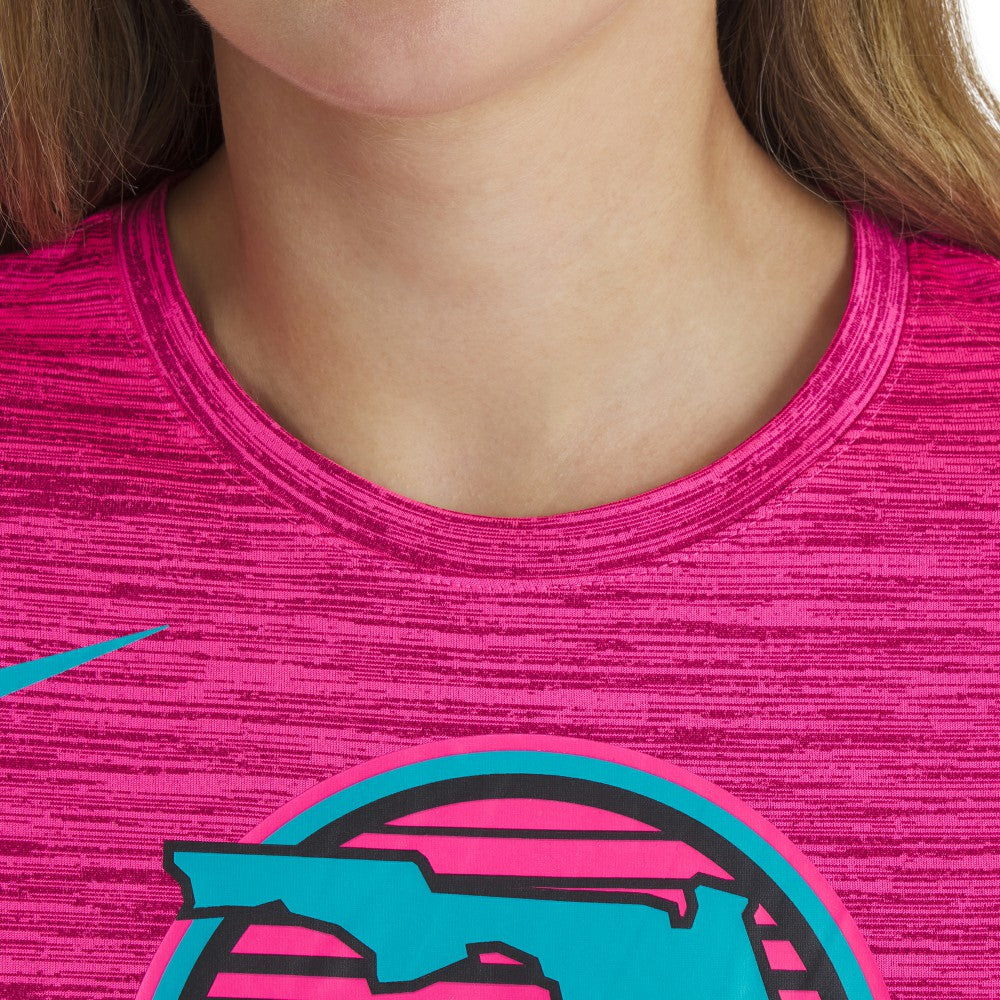 Miami Marlins Nike Women's 2025 City Connect Authentic Collection Velocity Dri-FIT T-Shirt - Pink - Nike Discount