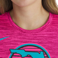 Miami Marlins Nike Women's 2025 City Connect Authentic Collection Velocity Dri-FIT T-Shirt - Pink - Nike Discount