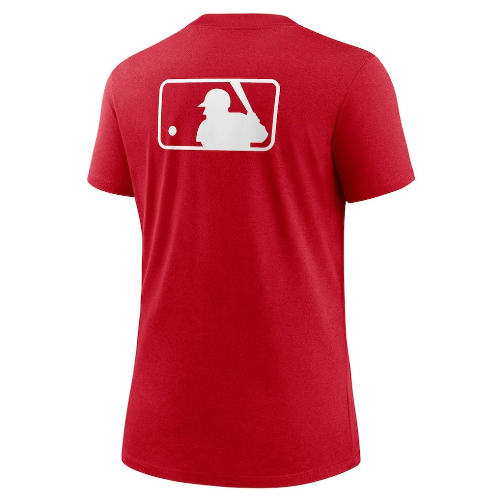 Washington Nationals Nike Women's Authentic Collection Early Work Tri-Blend T-Shirt - Red - Nike on Sale
